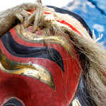 Vintage Lacquered Shishi Lion Head Dance Mask