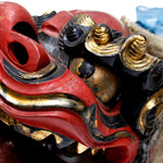 Vintage Lacquered Shishi Lion Head Dance Mask