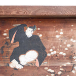 Very Large Japanese Antique Hand-painted Tenjin Ema