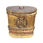 Antique Kanban Shop Sign in Barrel Shape