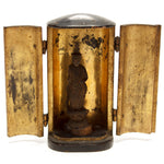 Tiny Zushi with Buddha | Japanese Antique Portable Shrine