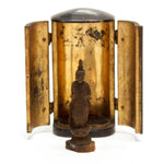 Tiny Zushi with Buddha | Japanese Antique Portable Shrine