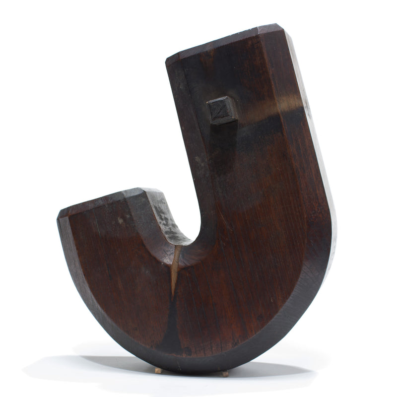 Jizai Gake Keyaki Wood Pot Hook