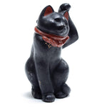 Ceramic Beckoning Cat Statue | Lucky Cat Statue