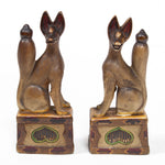 Inari Foxes |  Sacred Kitsune Porcelain Figure Pair
