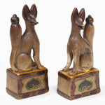 Inari Foxes |  Sacred Kitsune Porcelain Figure Pair