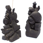 Wooden Daikoku and Ebisu Statues