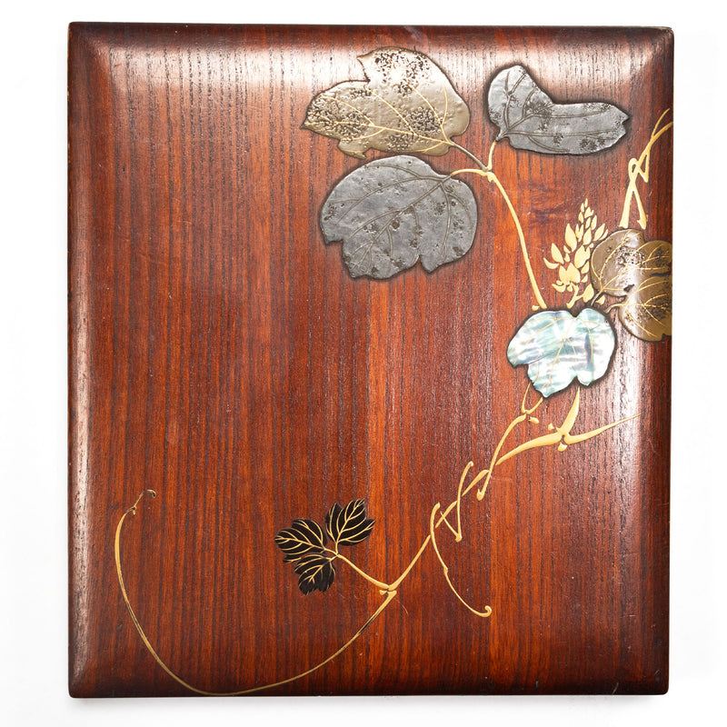 Kiriwood and  Lacquer Letter Box from Japan