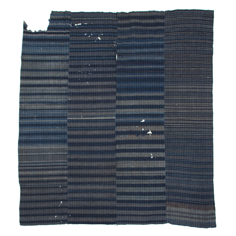 Shima Futonji | Japanese Striped IndigoDyed Cotton