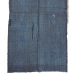 Indigo Shima Boro Two Panel Sheet | Japanese Patchwork Textile