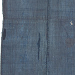 Indigo Shima Boro Two Panel Sheet | Japanese Patchwork Textile