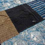 Boro Katazome Shima Japanese Antique Blanket
