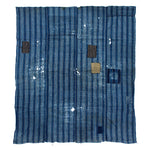Antique Japanese Shima Boro Panel Quilt