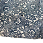 Vintage Indigo Cotton Katazome Kimono Coat