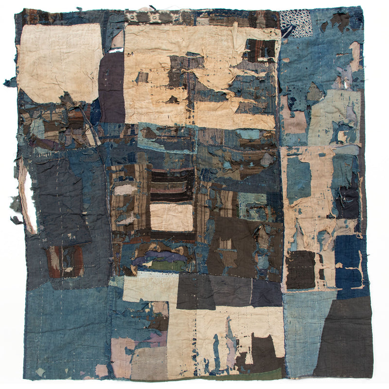 Boro Multilayer Blanket | Japanese  Indigo Dyed Cotton