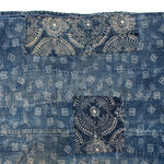 Small Boro Katazome Japanese Antique Blanket