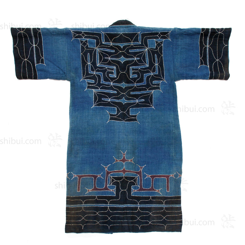Chikarkarpe Style Antique Indigo Ainu Robe