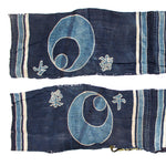 Indigo Hemp Ramie Umagake Panels | Japanese Indigo