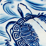 Japanese Hand Painted Tortoise Banner