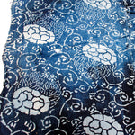 4-Panel Japanese Indigo Katazome Futonji Sheet