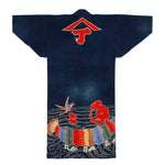 Maiwai Festival Coat for Fisherman with Maritime Motif Japanese Art