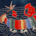 Maiwai Festival Coat for Fisherman with Maritime Motif Japanese Art