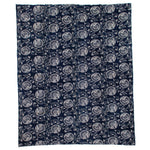 Katazome - Stencil Dyed Japanese Indigo Sheet