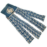 Umagake - Long Japanese Katazome Indigo Cotton Horse Wrapper