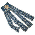 Umagake - Long Japanese Katazome Indigo Cotton Horse Wrapper