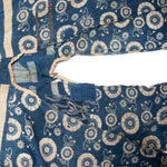 Umagake - Long Japanese Katazome Indigo Cotton Horse Wrapper