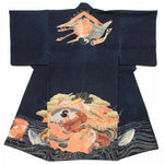 Maiwai Festival Coat for Fisherman with Tsuru-Kame Motif