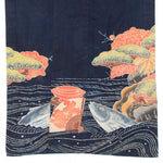 Maiwai Festival Coat for Fisherman with Tsuru-Kame Motif