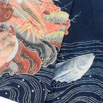 Maiwai Festival Coat for Fisherman with Tsuru-Kame Motif