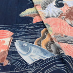 Maiwai Festival Coat for Fisherman with Tsuru-Kame Motif