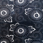 Japanese Stencil Dyed Indigo Katazome Panel Textile