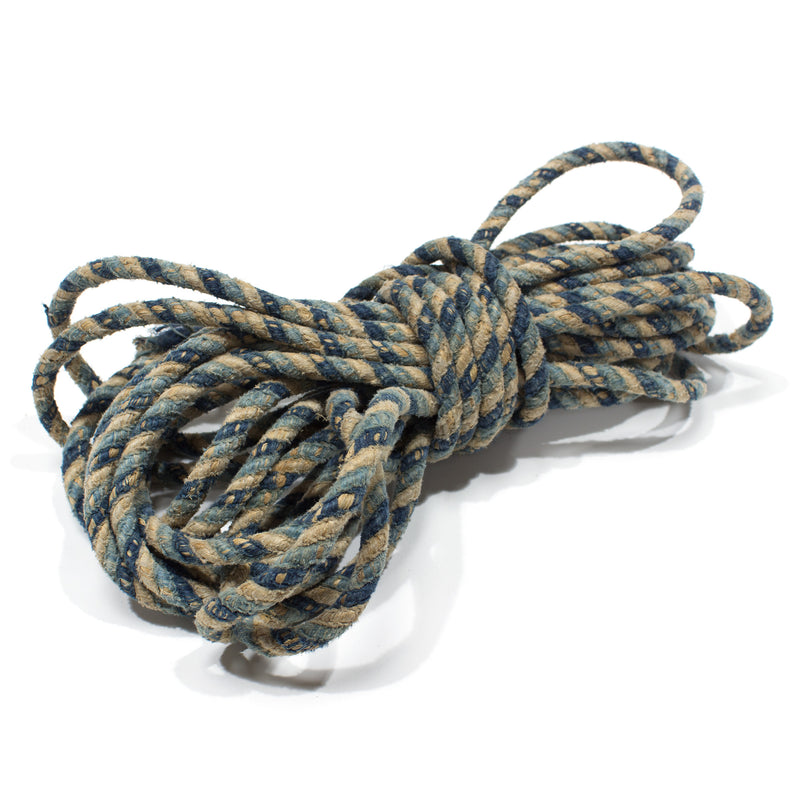 Indigo Cotton Reinforced Straw Rope