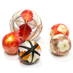 Temari Ball Set of 5 - Traditional Folk Art Toy