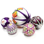 Temari Ball Set of 5 - Traditional Folk Art Toy