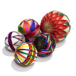 Temari Ball Set of 5 - Traditional Folk Art Toy