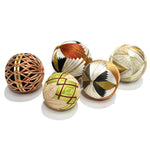 Temari Ball Set of 5 - Traditional Folk Art Toy