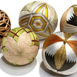 Temari Ball Set of 5 - Traditional Folk Art Toy