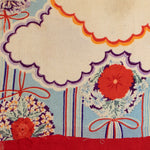 Yuzen Chirimen Silk Textile Fragments