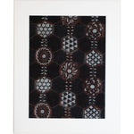 Brown Katazome Textile Fragment