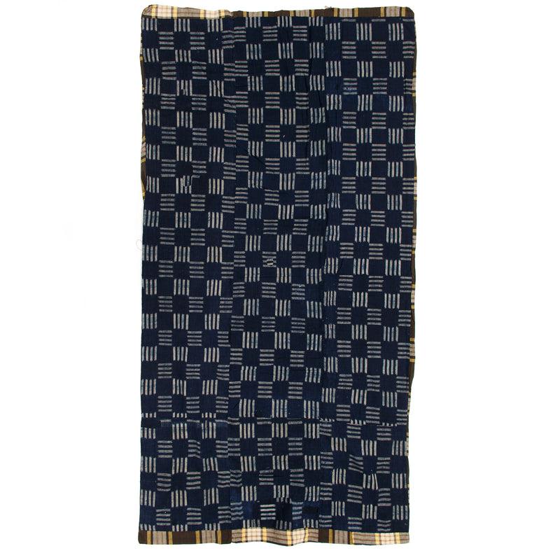 Japanese Indigo Cotton Kasuri Futonji