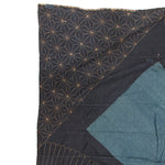 Large Japanese Indigo Dyed and Sashiko Stiched Furoshiki