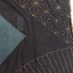 Large Japanese Indigo Dyed and Sashiko Stiched Furoshiki