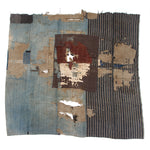 Boro Patchwork Cotton Blanket | Japanese Indigo