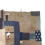 Boro Patchwork Cotton Blanket | Japanese Indigo