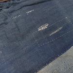 Vintage Boro Patchwork Cotton Blanket | Japanese Indigo