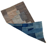 Vintage Boro Patchwork Cotton Blanket | Japanese Indigo